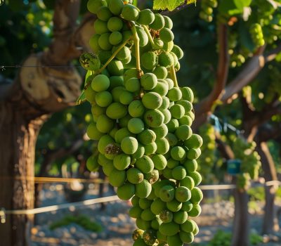 Pistachio plantation on a farm with low trees img